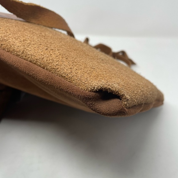 Boho Hand Made Leather and Suede Fringe Crossbody Satchel🖤 - Picture 13 of 16